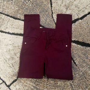 Paris blues maroon pants